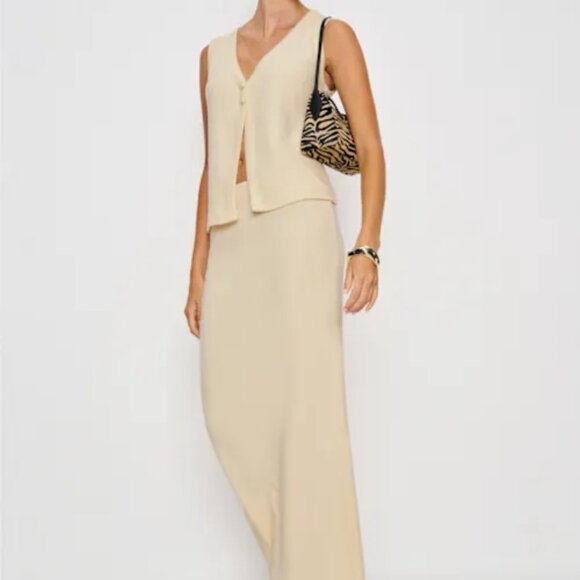Reformation Dresses & Skirts - Reformation Olivia Knit Two Piece Yellow - Size XS